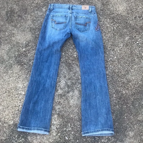 American Eagle Outfitters Blue Boot Cut Jeans - Picture 8 of 8
